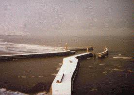 [Photo of Whitby habour.] 